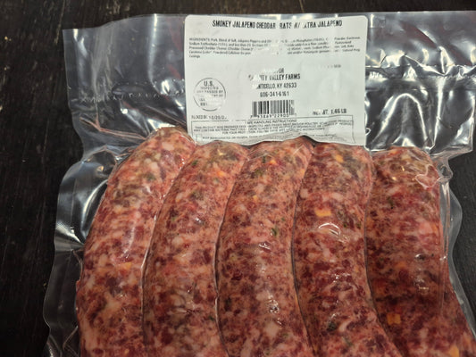 Pork Jalapeno Cheddar Bratwurst links