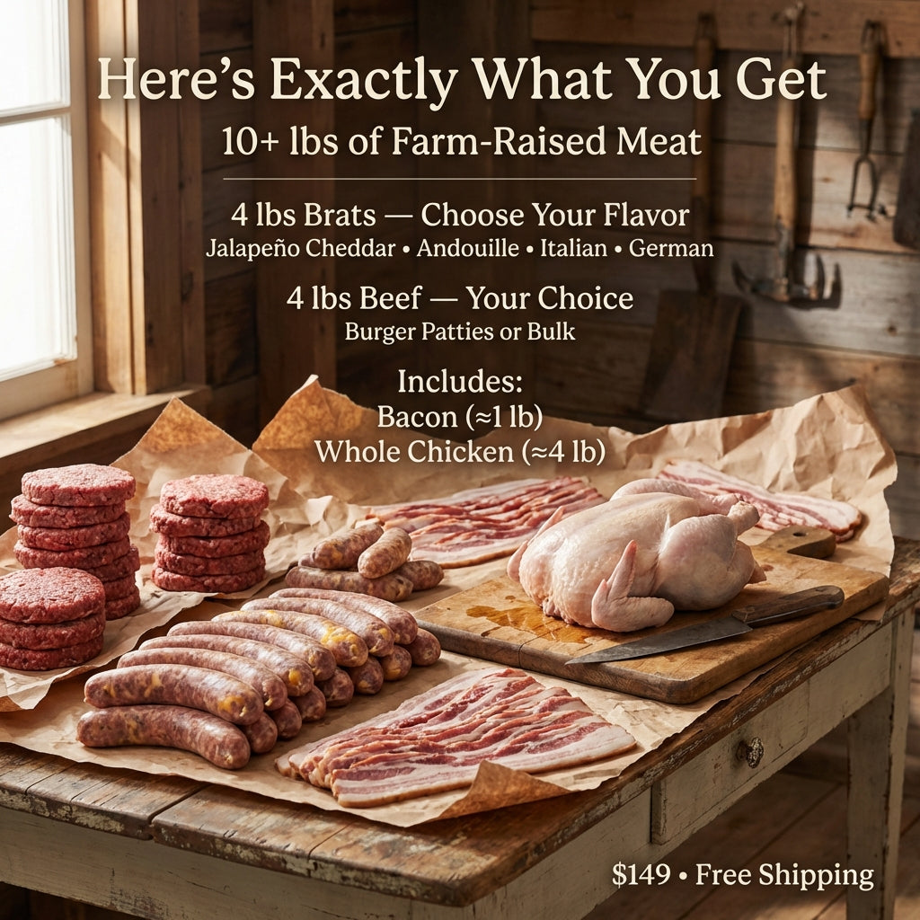 Grilling Meat Box Delivered | Pasture-Raised Beef, Pork & Chicken - 100% Satisfaction Guaranteed
