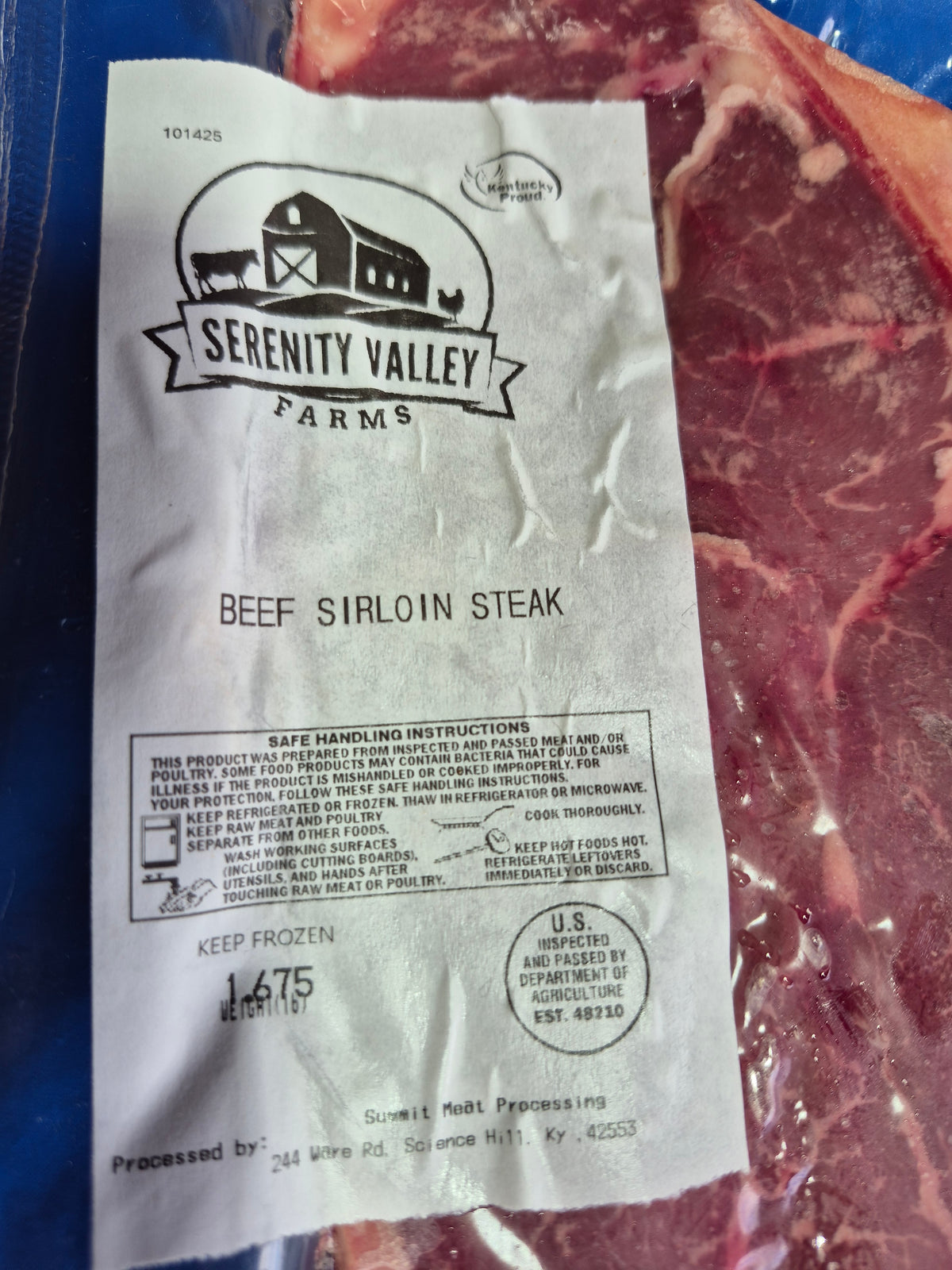 Beef- Sirloin Steak