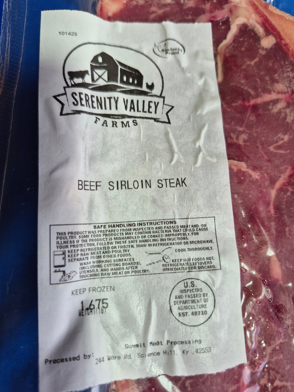 Beef- Sirloin Steak