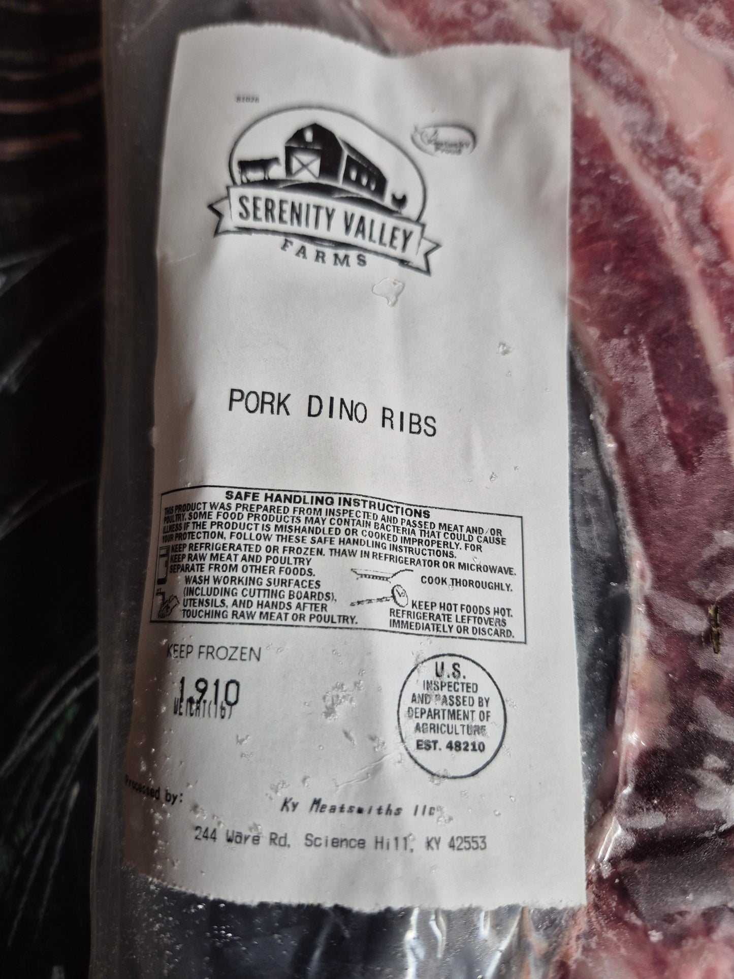 Pork Dino Ribs
