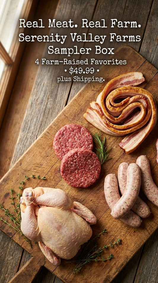 Spring Sampler Box Delivered | Pasture-Raised Beef, Pork & Chicken - 100% Satisfaction Guaranteed